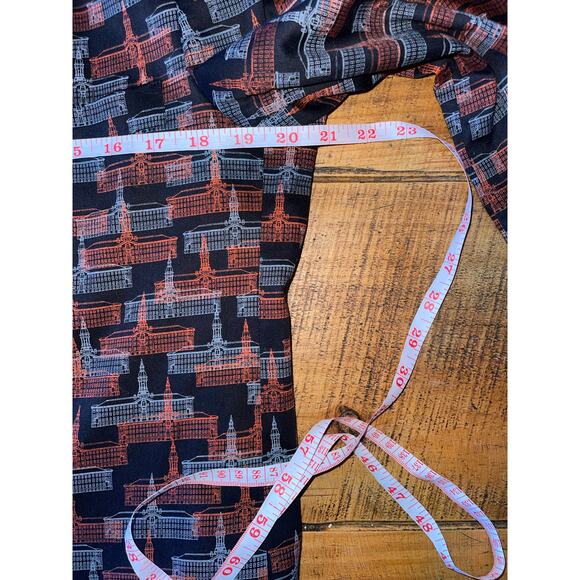 1980 Princeton University‎ 25th Reunion Jacket Blazer Orange Gray Nassau Hall - Picture 6 of 11